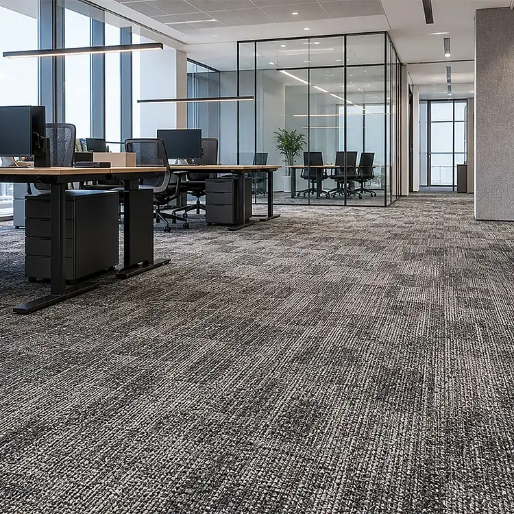 Thảm văn phòng hiện đại từ tường đến tường