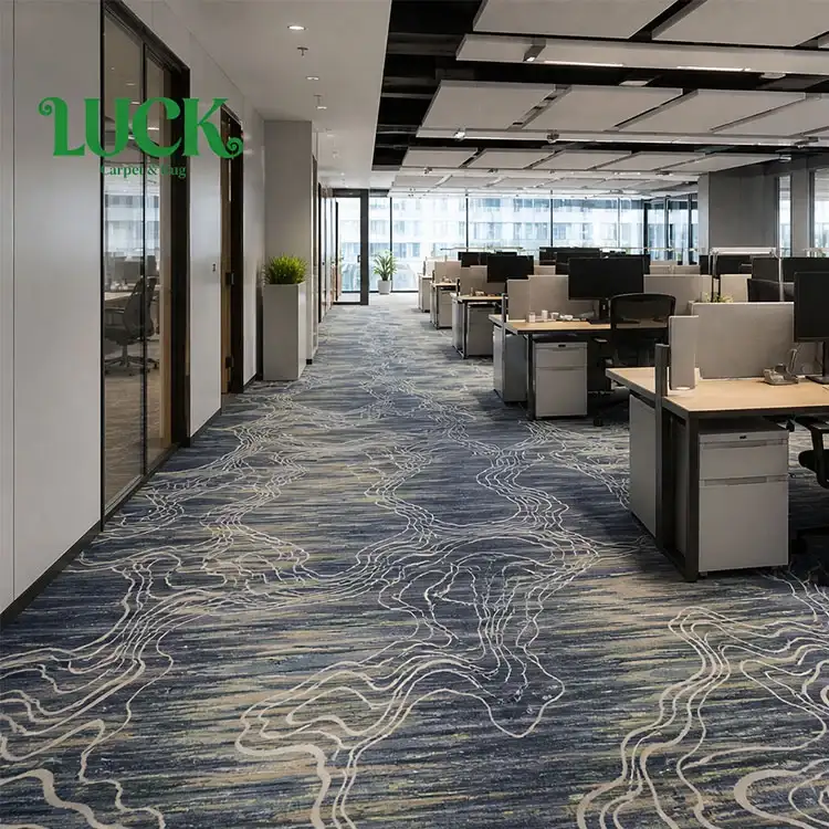 Thảm in tường bằng vải polyester cho văn phòng